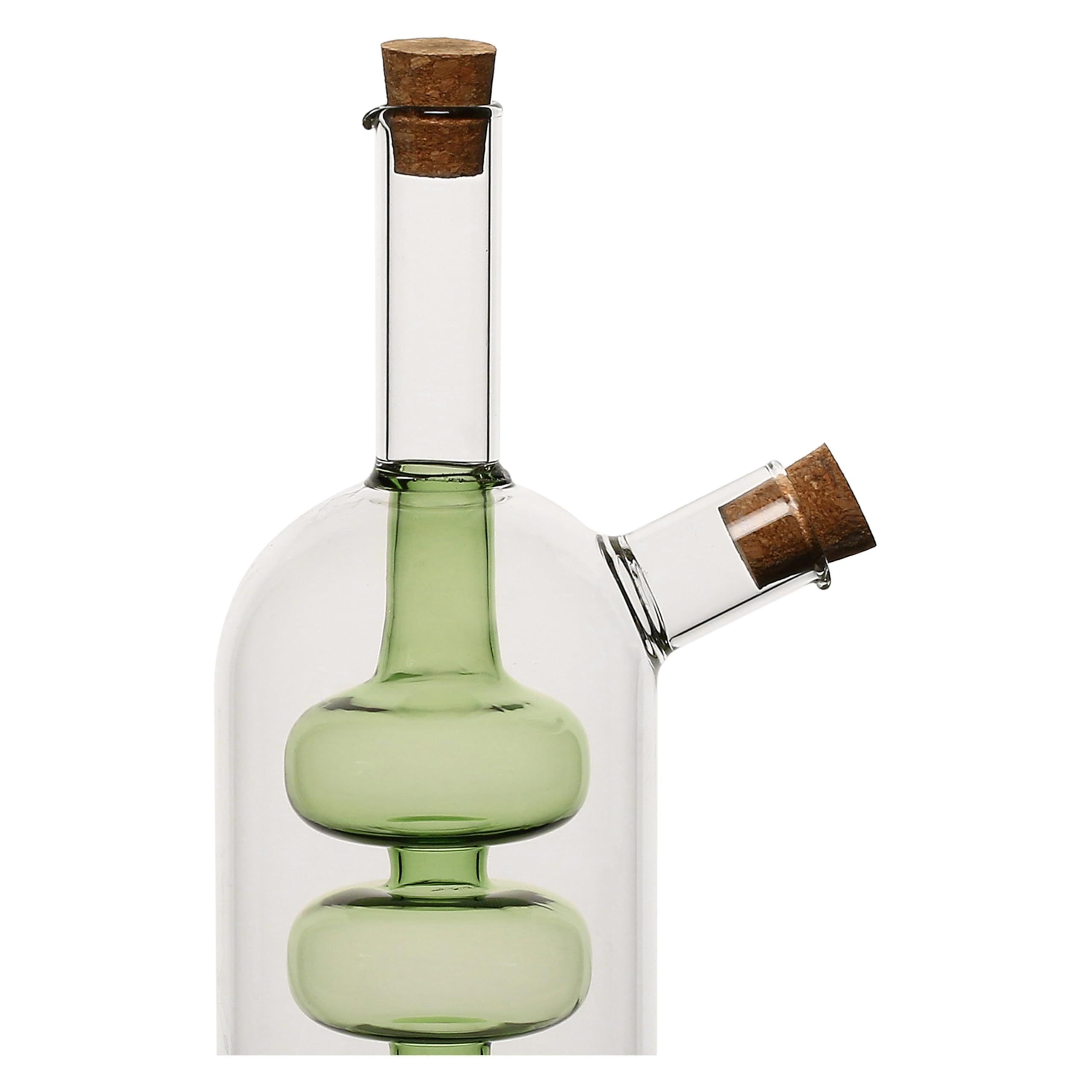 THUN -Set olio e aceto Bloomia - vetro, sughero - Collezione Giardino di primavera - Ø 7.16 cm, 22.7 cm h