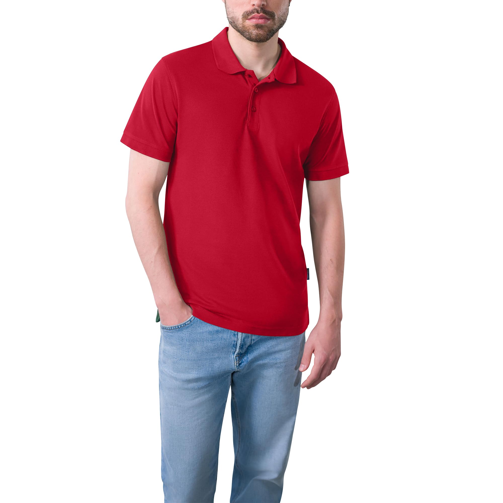 HRM Herren Heavy Performance Polo - Premium Polo Shirt - Basic Polohemd bis 60°C waschbar - Hochwertige & nachhaltige Herren-Bekleidung - Workwear