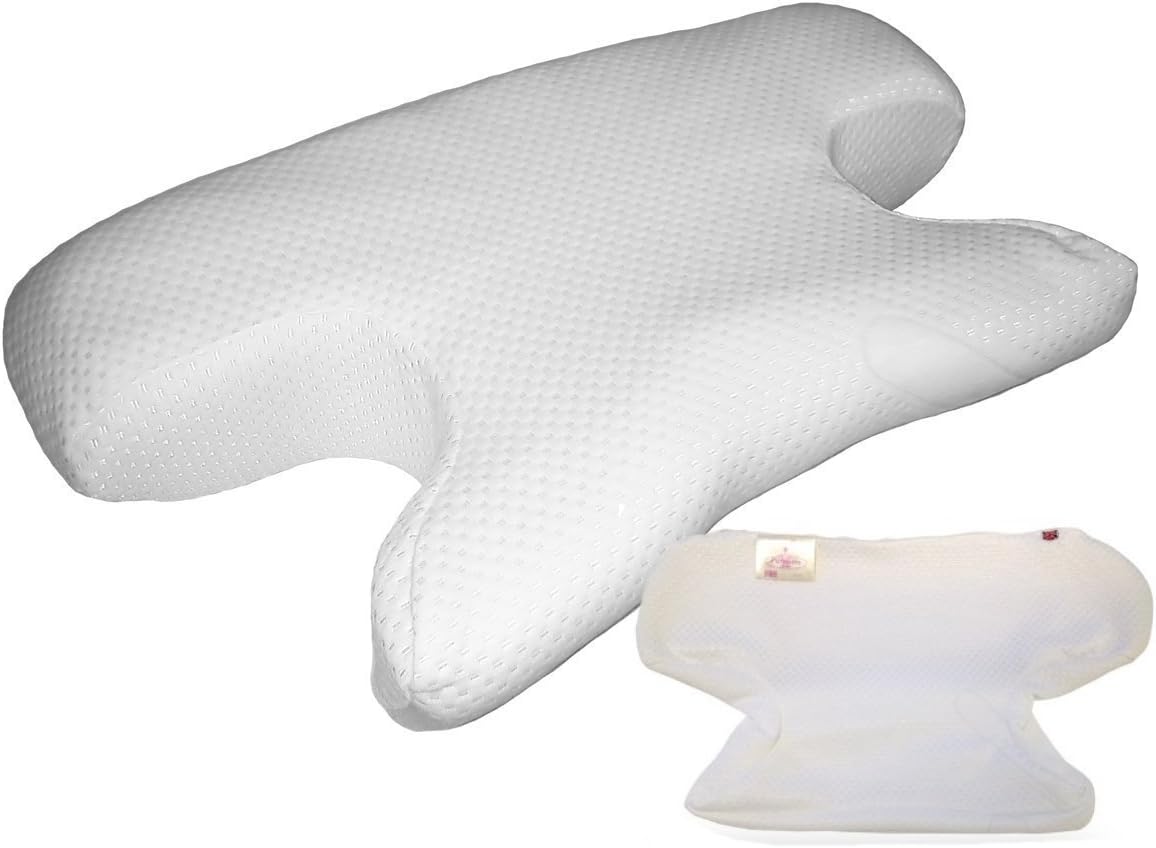 Putnam CPAP BIPAP Continious Positive Air Pressure Sleep Apnea Mask Pillow with Spare Cover (Medium Royal with 1 Spare Cover)