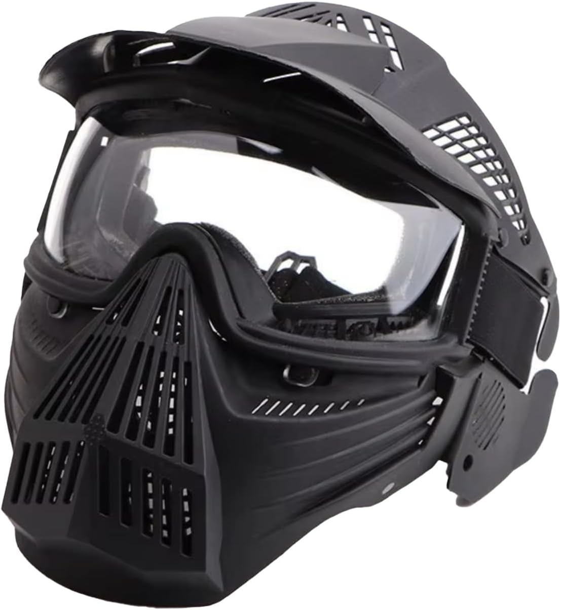 Airsoft Mask, Full Face with Tactical Goggles Mask, Impact Resistant, for Airsoft BB Hunting CS Game Paintball Motocross Skiing