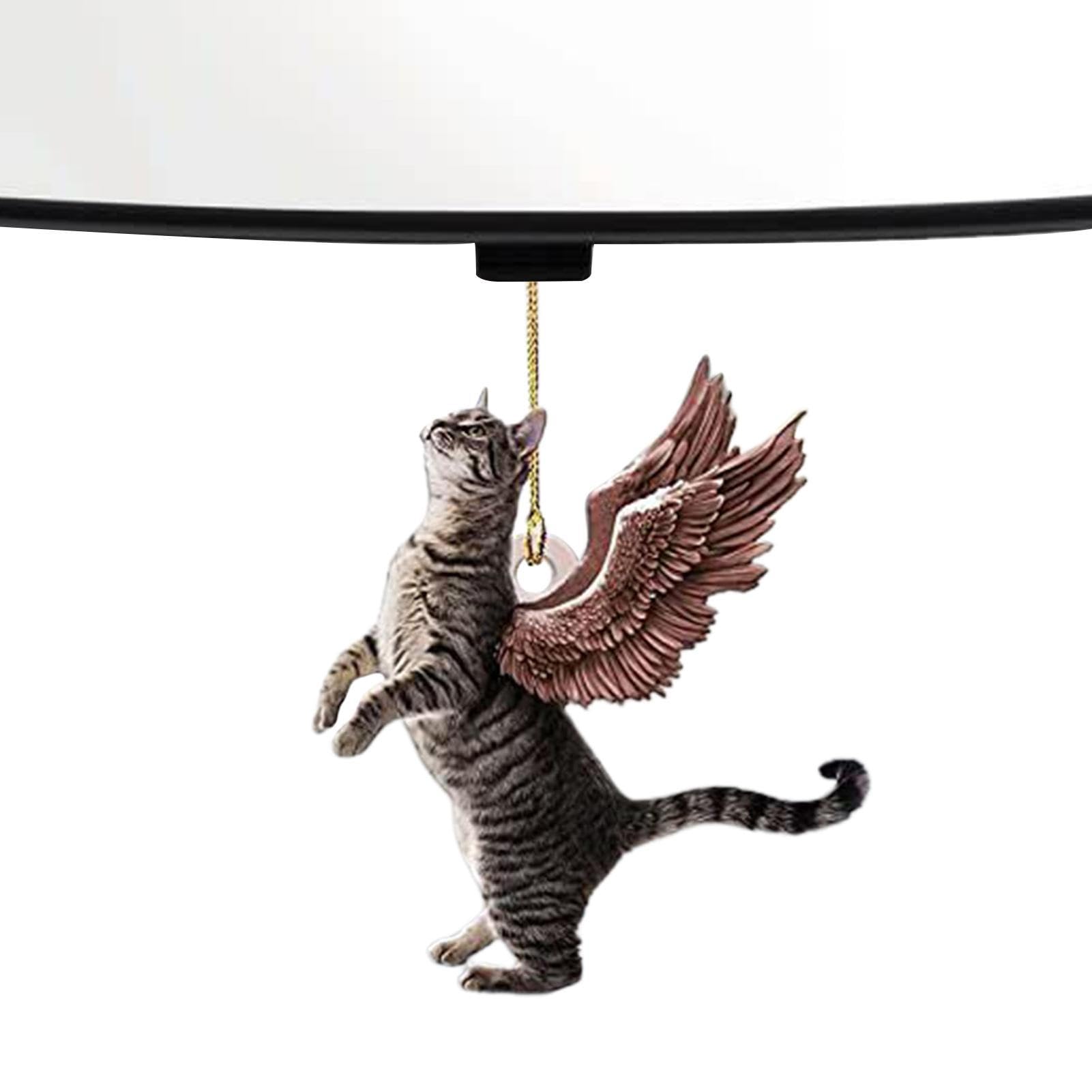 Allecto Plus - Set van 2 schattige katten ornamenten voor in de auto