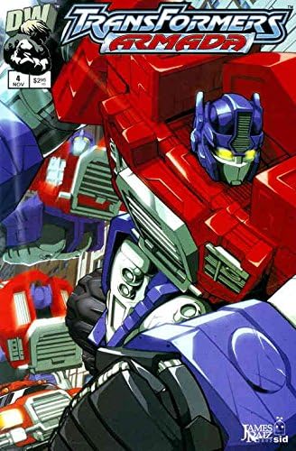 Transformers: Armada #4 VF/NM ; Dreamwave comic book | Optimus Prime