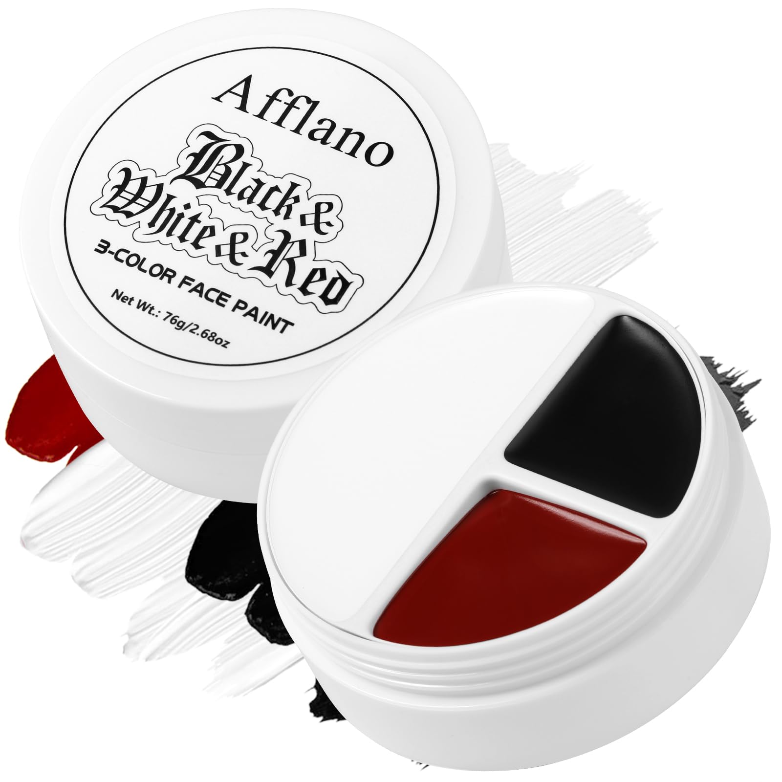 Trucco Teatrale Graftobian Viso E Corpo – Crema Bianco Clown 2.5 Oz, Made In USA