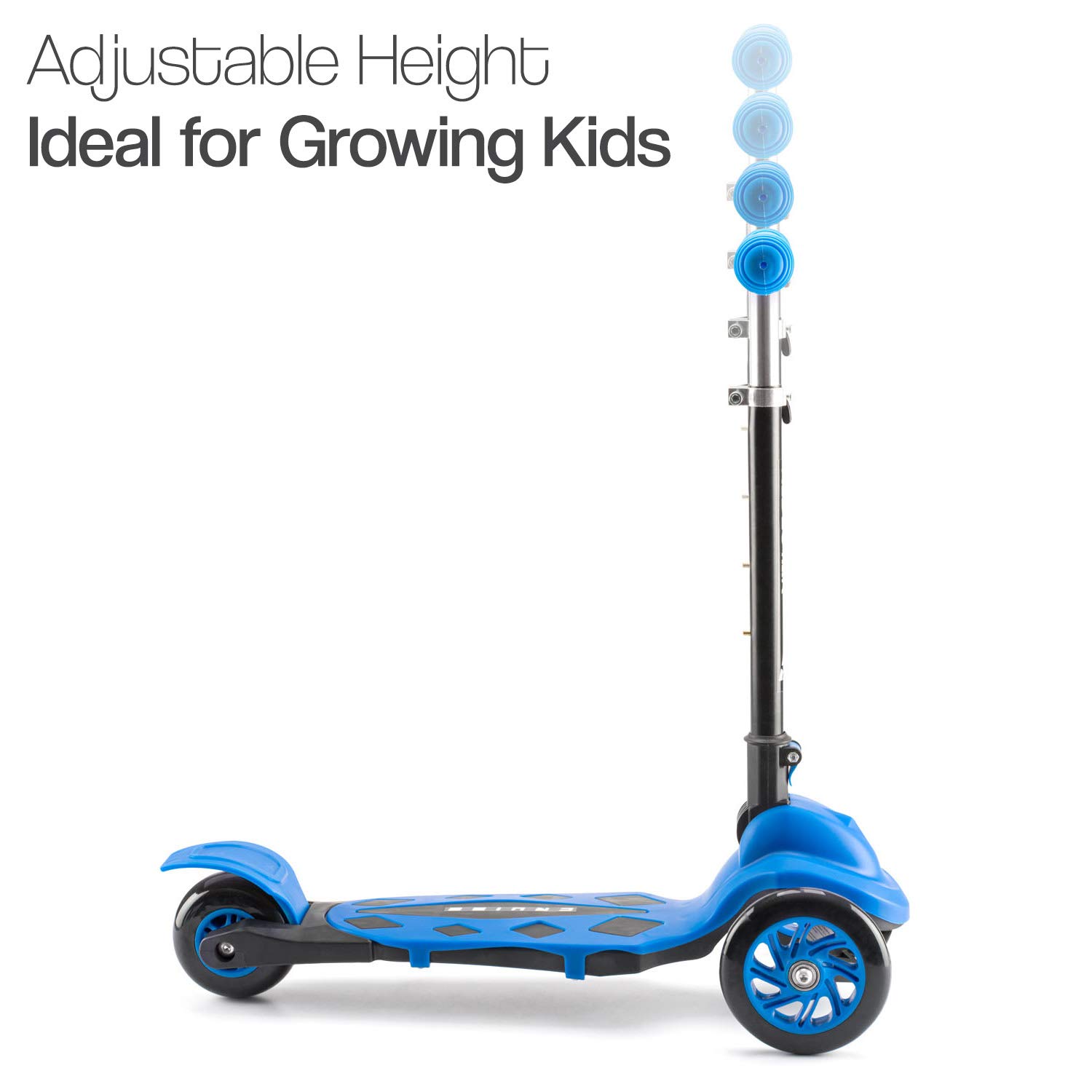 ToyStar Cruise 3 Wheel Tri Scooter, Easy Folding System, Height Adjustable Handlebars, Tilt To Turn Steering, Kids Aged 3+ Years - Image 5