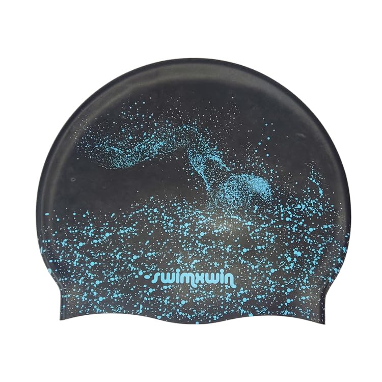 Gorro de Silicona Moon | Gorro de Natación | Gorro de Piscina | Alta Comodidad y Adherencia | Diseño y Estilo Italiano