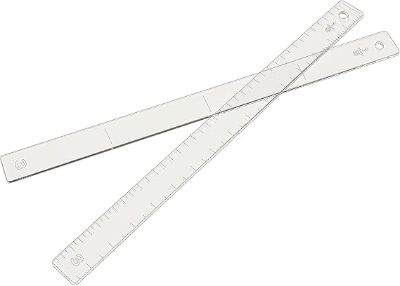 Amazon.com: KIKAKUBU Rolling Pin Guide Sticks Set of 2, 0.1 inch (3 mm ...