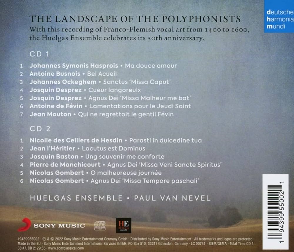 Huelgas Ensemble / Van Nevel, Paul - Landscape Of The