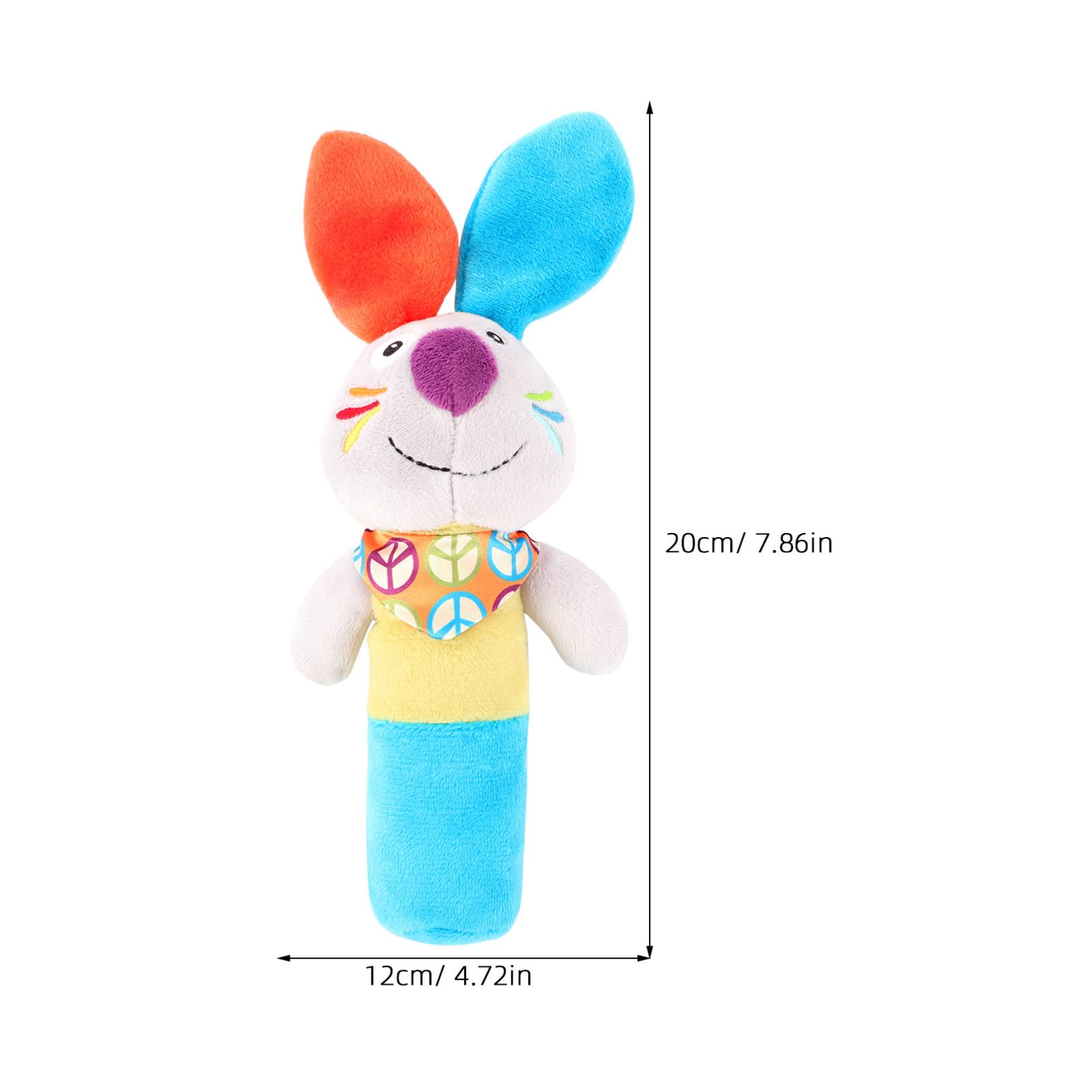 Préhension en Peluche pour Bébé, Animal Cartoon Interactif