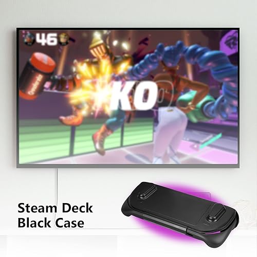 Miniatura 6 de Geekria Kickstand Protective Case Compatible with Steam Deck, TPU Cover Protector with Stand Base, Protective Cover Case Compatible with Valve Steam