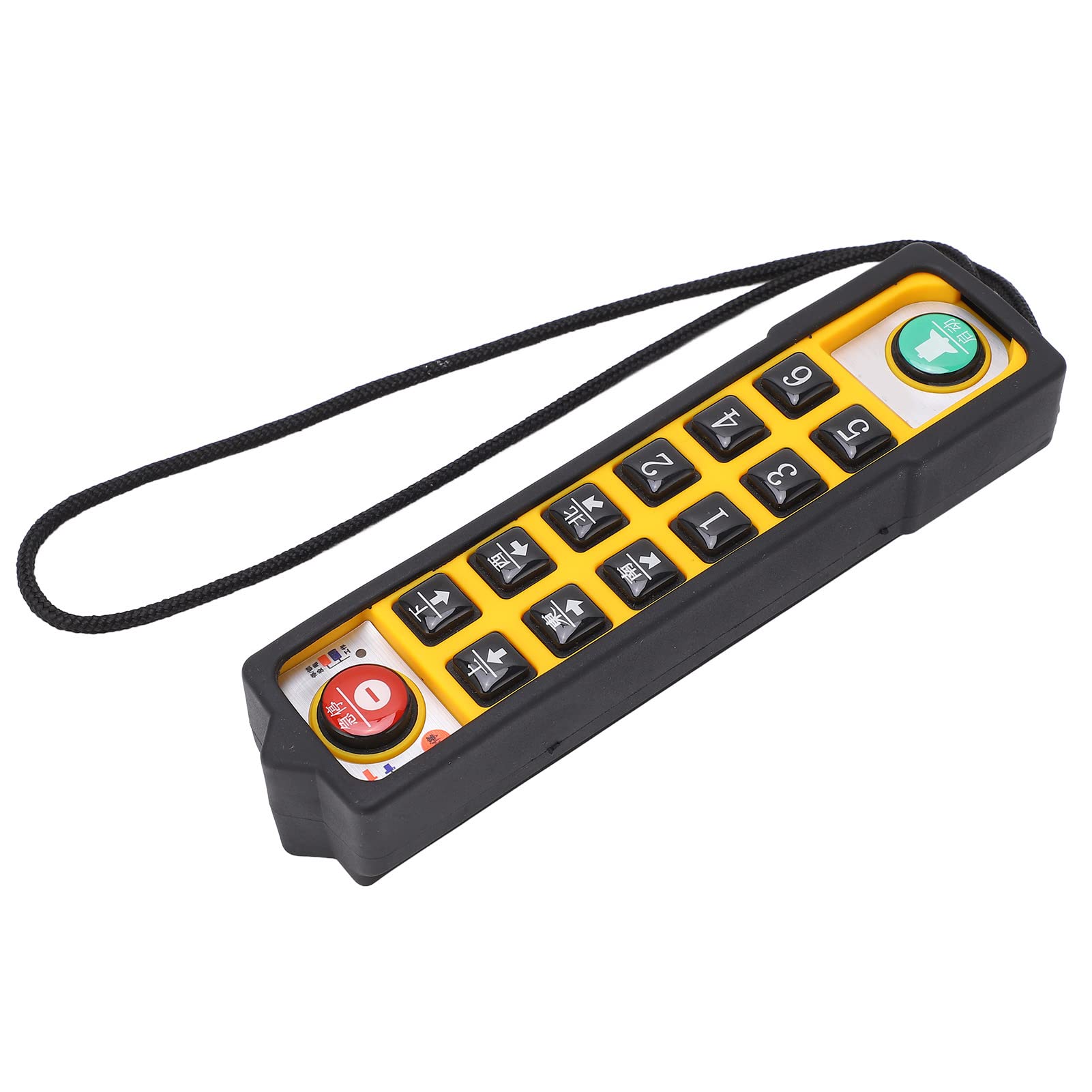 FTVOGUE Gru di Sollevamento Telecomando Industriale AC220V Telecomando Wireless Doppia Maniglia Monitoraggio della Potenza per Gru Trasportatori Pompe per Calcestruzzo Operatori di Attrezzature per