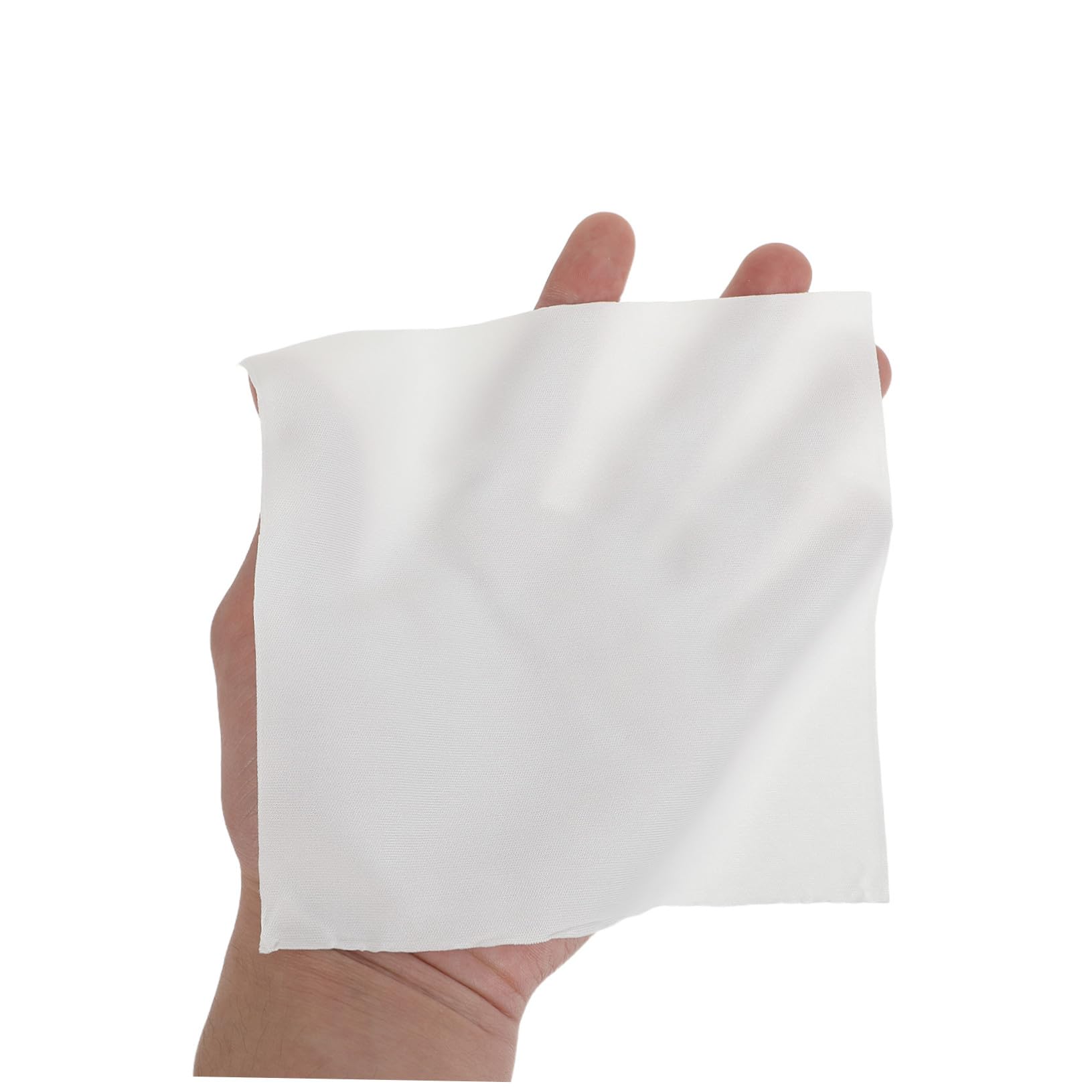 Chiffons Antistatiques Tissu Absorbant Microfibre en Polyester Blanc Lot de 100 pour Nettoyage Électronique et Lentilles D'appareils Photo