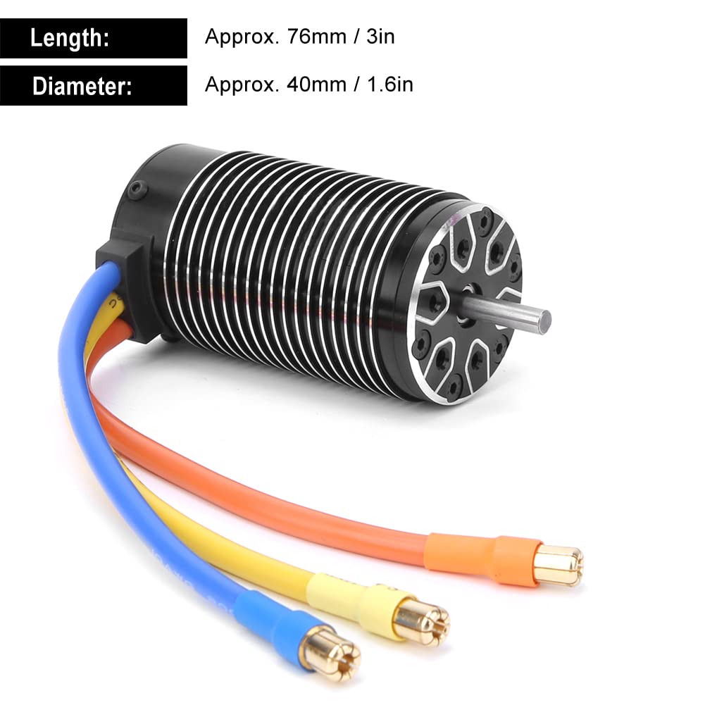 FILFEEL 4076 Bezszczotkowy Silnik 2250KV do Modelu Samochodu /8 RC o Wysokiej Wydajności i Designie