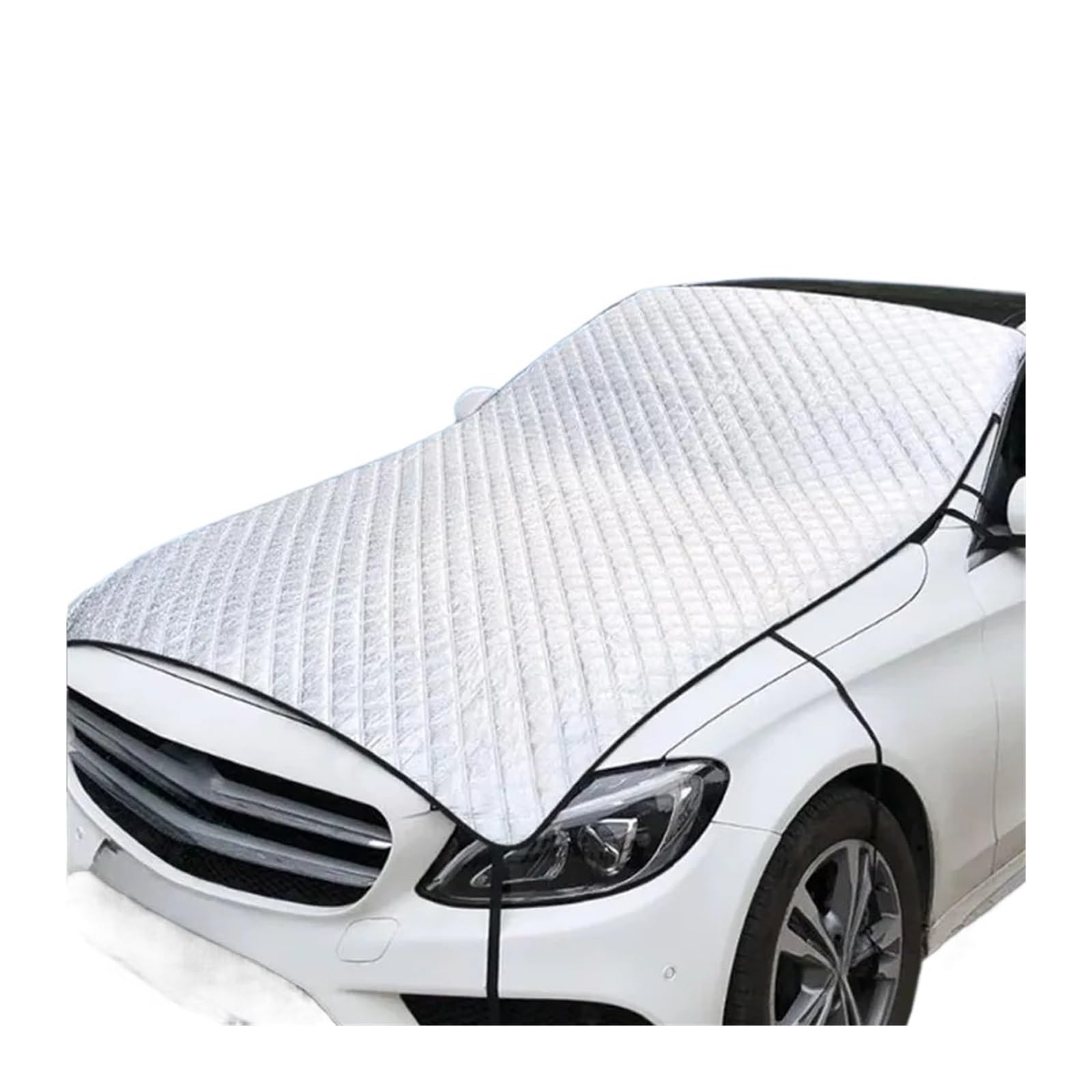Couvercle de dégivrage de Pare-Brise de Voiture 1 pièces agrandir la Couverture de Neige Voiture Hiver Pare-Brise Pare-Neige Coupe-Vent imperméable fenêtre(A)