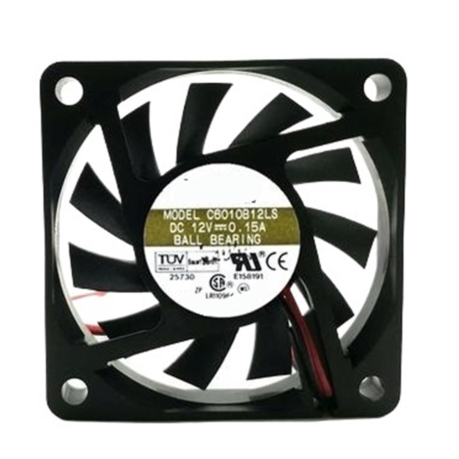 Ventilateur de refroidissement C6010B12LS 12V 0.15A pour boîtier