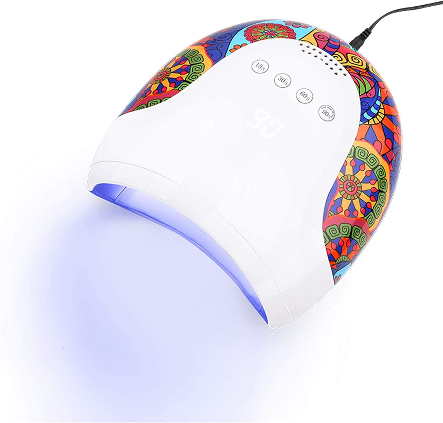 Dfhesdfd One Color Gel Uv Led Nail Lamp Dryer 48W Polish Light With 4