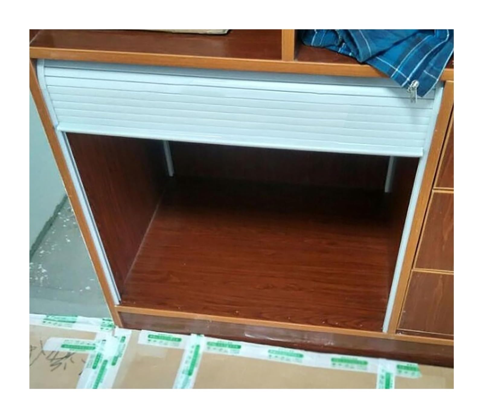 Foelanne Wxh Accordion Folding Door Kit, Abs Tambour Door Kit Multicolor 60X50-120Cm For Campervan Motorhome Cabinet(60X60cm)
