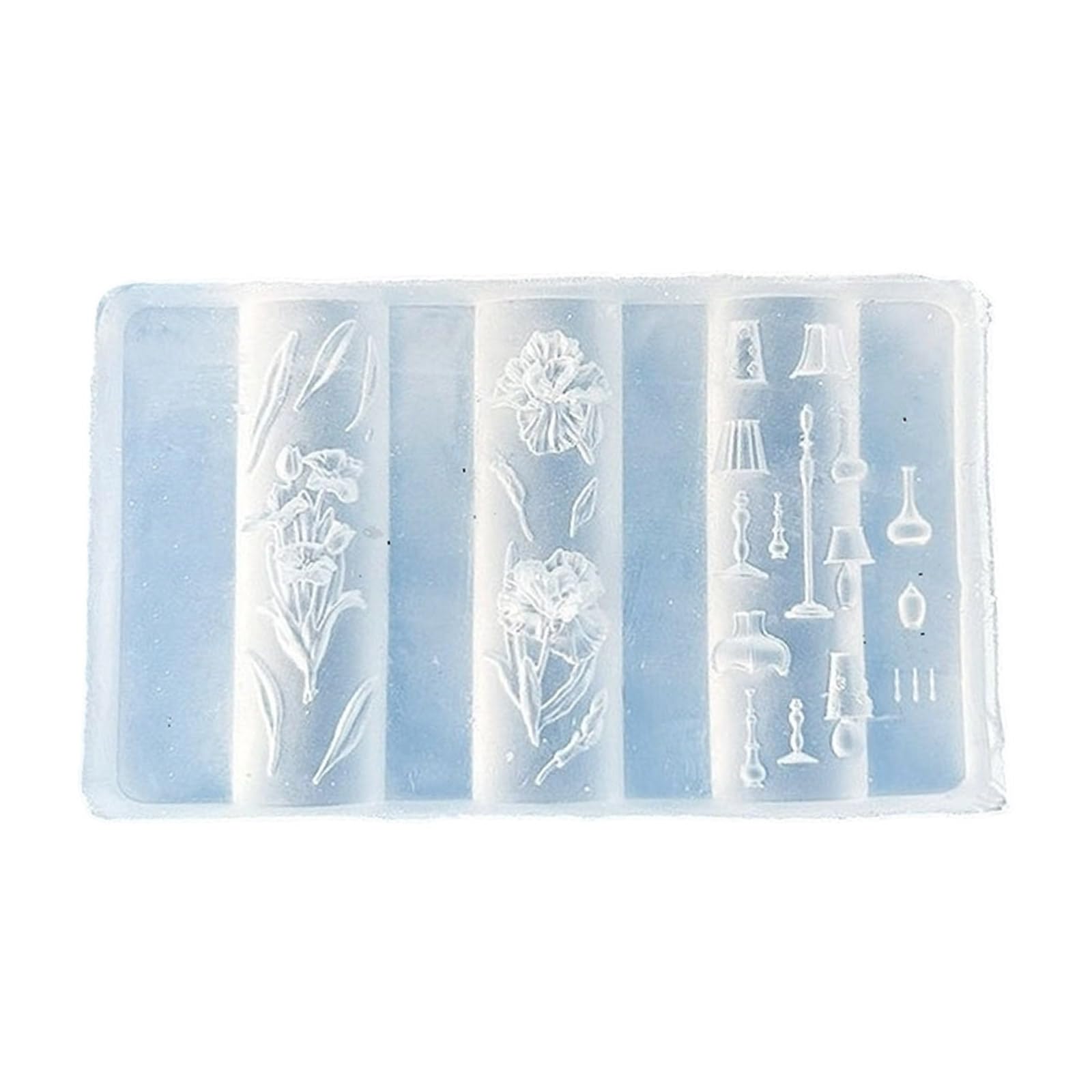 Lerpwige Nails Decors Silicone Mold Stamping Templates Molds Carving Enthusiasts Nail Art Silicone