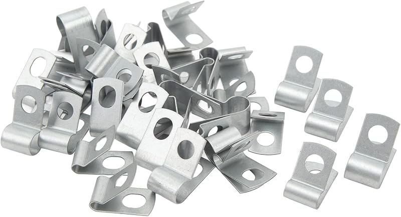 Kit de Presilhas para Linhas de Freio e Combustível Aramox – 40 unidades