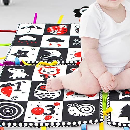 Miniatura 2 de SECFOU Juego educativo sin tiempo para niñas, suministros de alfombra para bebé, área suave acolchada, cojín de suelo para niños pequeños para jugar