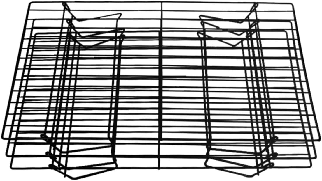 UPKOCH Camping BBQ Grill Rack Durable Barbecue Grate Mesh Design for Safe Cooking for Outdoor Grilling Picnics and Camping Trips