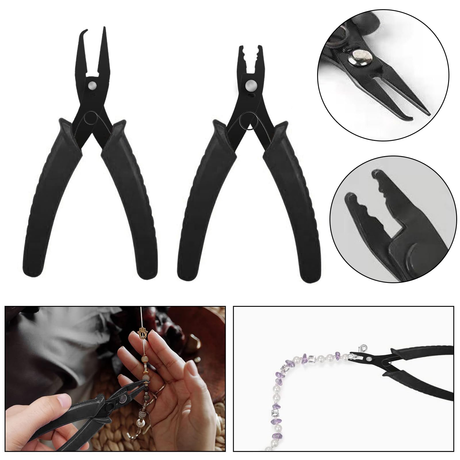 Pinze Ad Ago Per Gioielli - Ergonomiche, Per Lavorazione Fili Metallici E Riparazioni - Foto 8