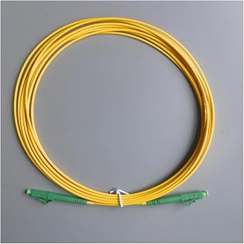 كابل إنترنت الألياف الضوئية Fibra Optica 1.5M 3M/5M 2.0mm LSZH G657A2 موصلات الألياف الضوئية LC/APC-LC/APC FTTH أحادية الوضع 5M