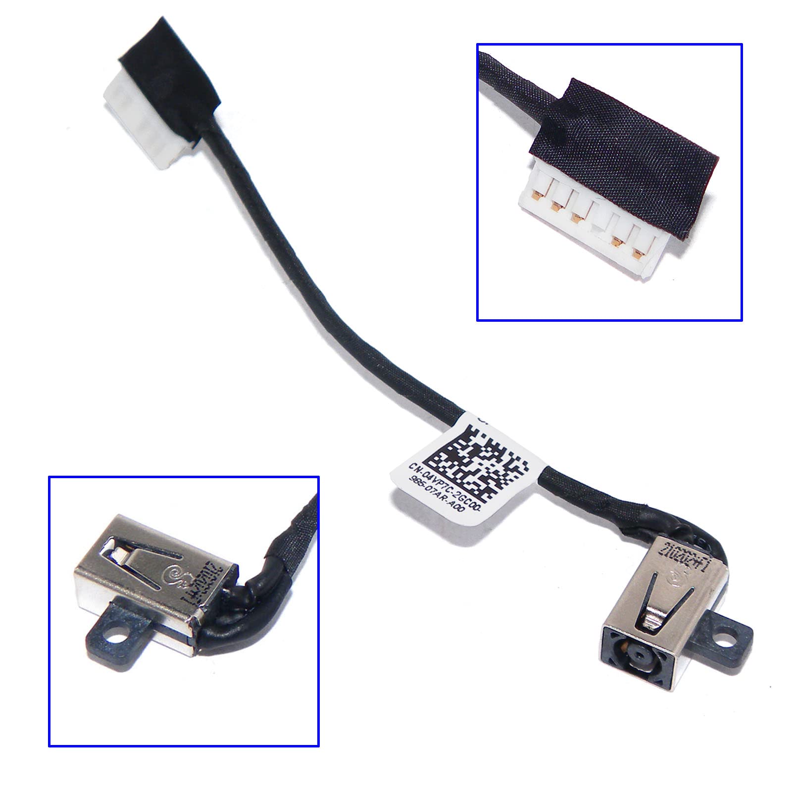 Power4Laptops Ersatz-Strombuchse Für Dell Inspiron 15 3878 – Mit Kabel, Ideal Zum Reparieren