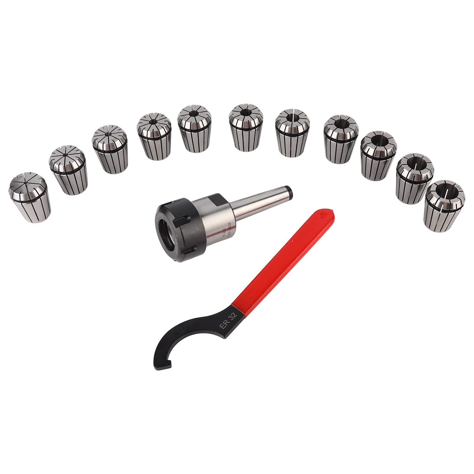 Sxhlseller Juego de Portabrocas ER32 MT2 Llave para Fresadora