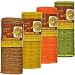 Decorative Harvest Mesh in Fall Colors Set of 4 - Orange, Yellow, Green and Brown 5 Yards each