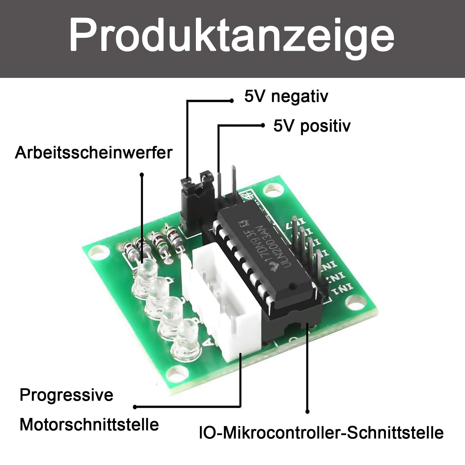 GERUI Silnik krokowy 10 sztuk 5 V 28BYJ-48 ULN2003 i 10 sztuk płyty sterownika ULN2003 do Arduino