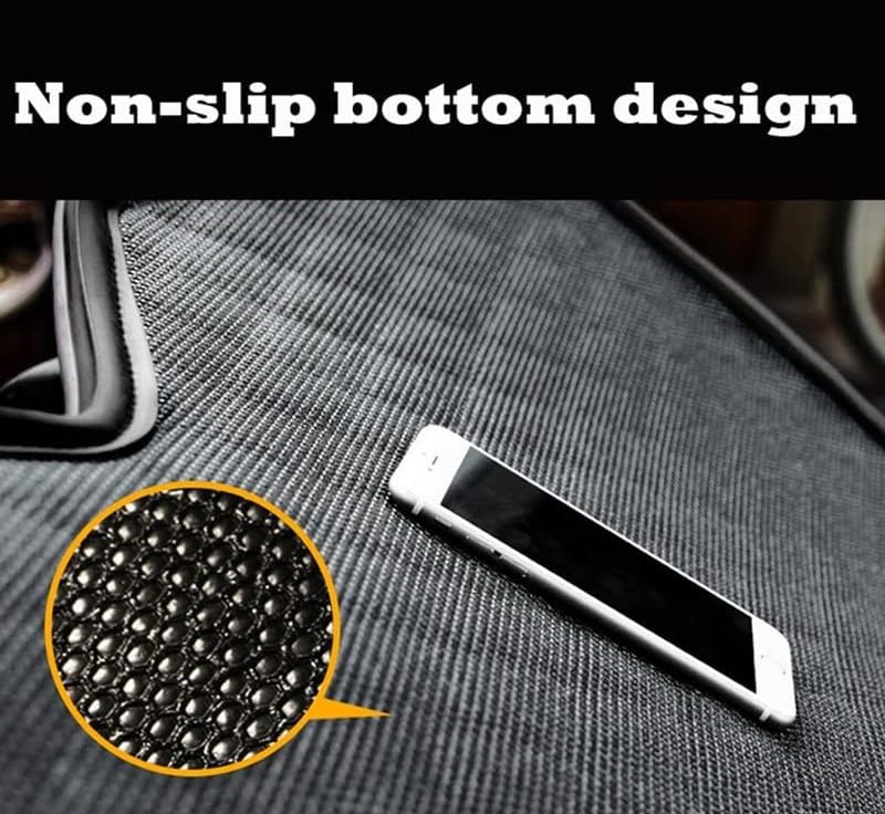 Image of Premium Boot Mat for Model Y Custom Fitted, Luxury Car Boot Mats Compatible with Tesla Model Y, Set of 1 PIECE, 100% Waterproof and Washable, Classic Beige with Beige Thread