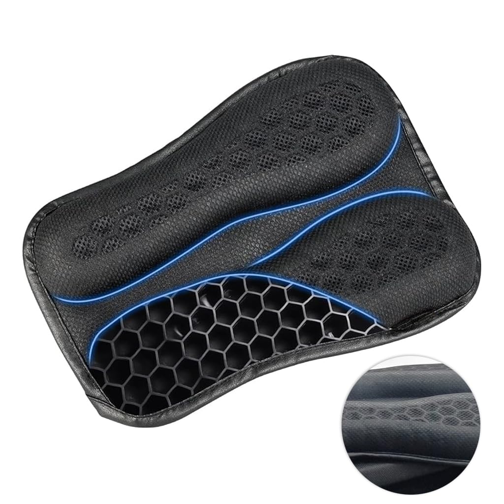 Motocycle Seat Cushion, Detachable Cycle Seat Cover Gel Pad, High