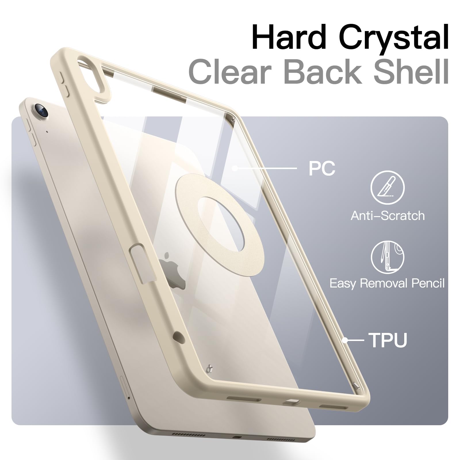 Amazon.com: JETech Magnetic Detachable Case for iPad Air 11-Inch