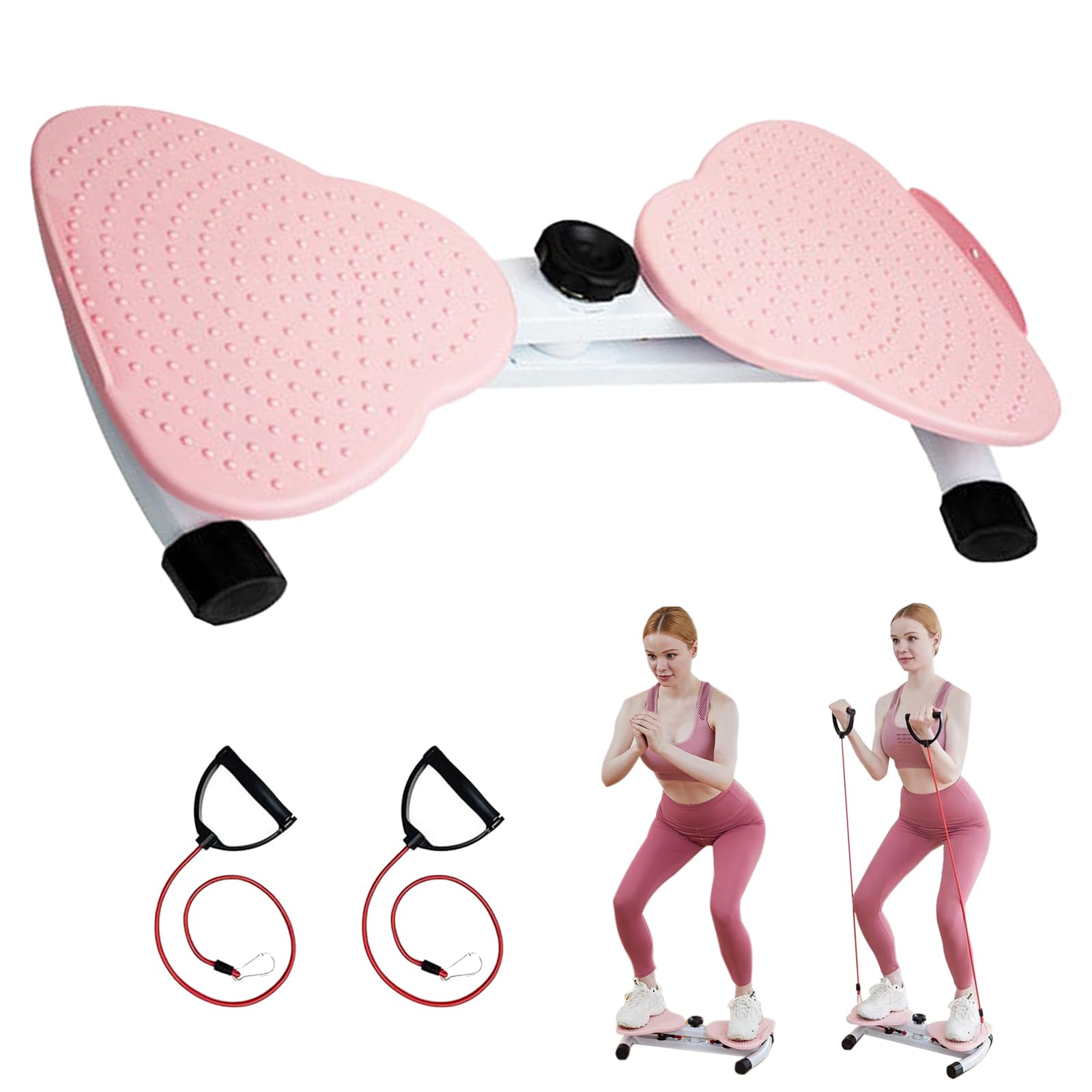 Waist Twist Disc, wielofunkcyjny trenażer z linkami do ściągania i podwyższoną strukturą stopy, do wzmocnienia talii, bioder i pleców
