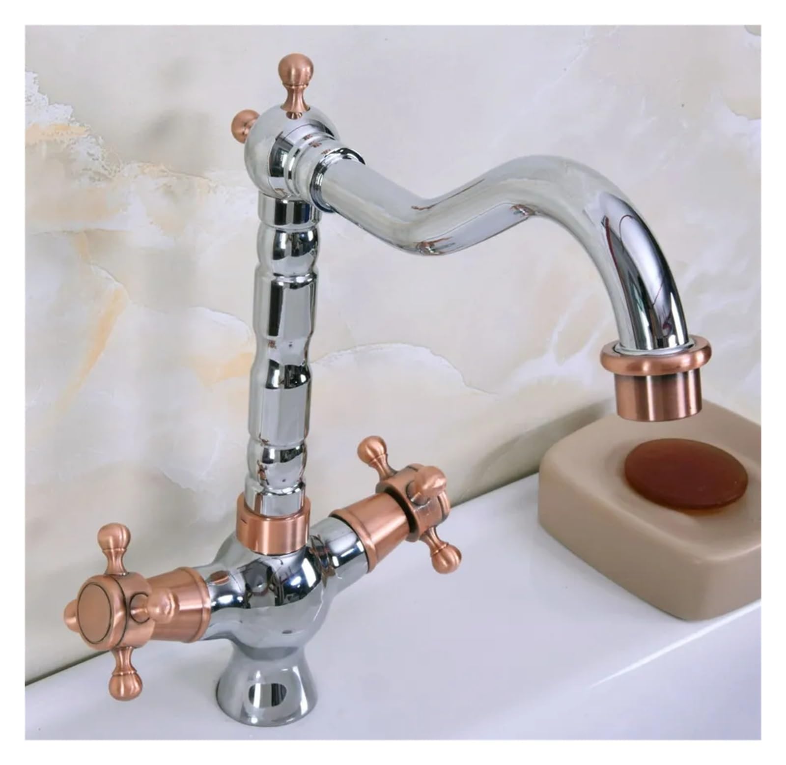 Robinet 1 trou pivotant pour remplacer un vieux mitigeur de lavabo
