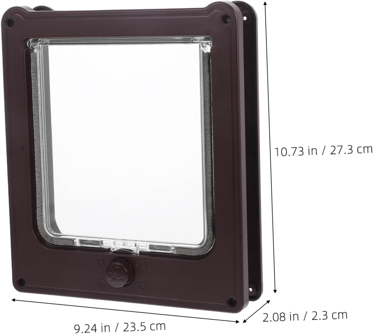 BESPORTBLE Door Cat Flap Abs Material Weatherproof Lockable Small Pet Door Locking Easy Installation Cat Dog Access