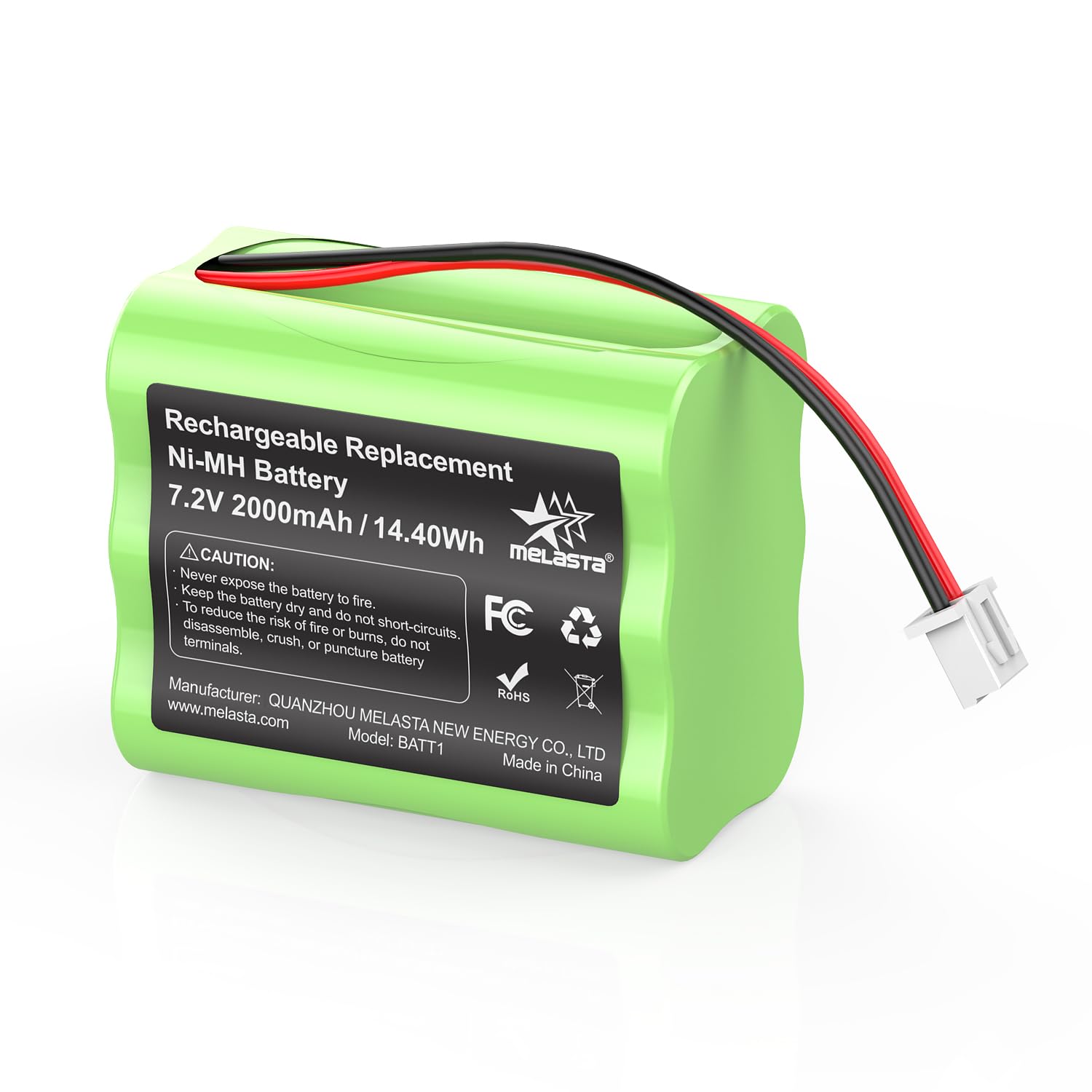 melasta 2000mAh Replacement Battery Suitable for 2GIG BATT1X BATT2X BATT1 GC2 2GIG-CNTRL2 2GIG-CP2 GCKIT311 Go Control Panel Security System Alarm