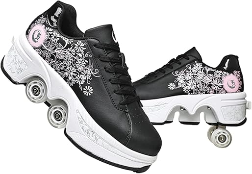 roller skate shoes roller skates shoes with rolls skateboard shoe inline skate adjustable women shoes with rolls for girls