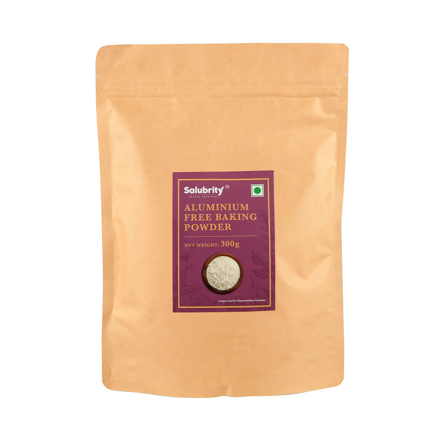 Salubrity Aluminum Free Baking Powder, 300g