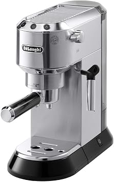 De'Longhi EC.680.M Dedica Coffee Machine with 15 Bar Espresso Pump - Metal