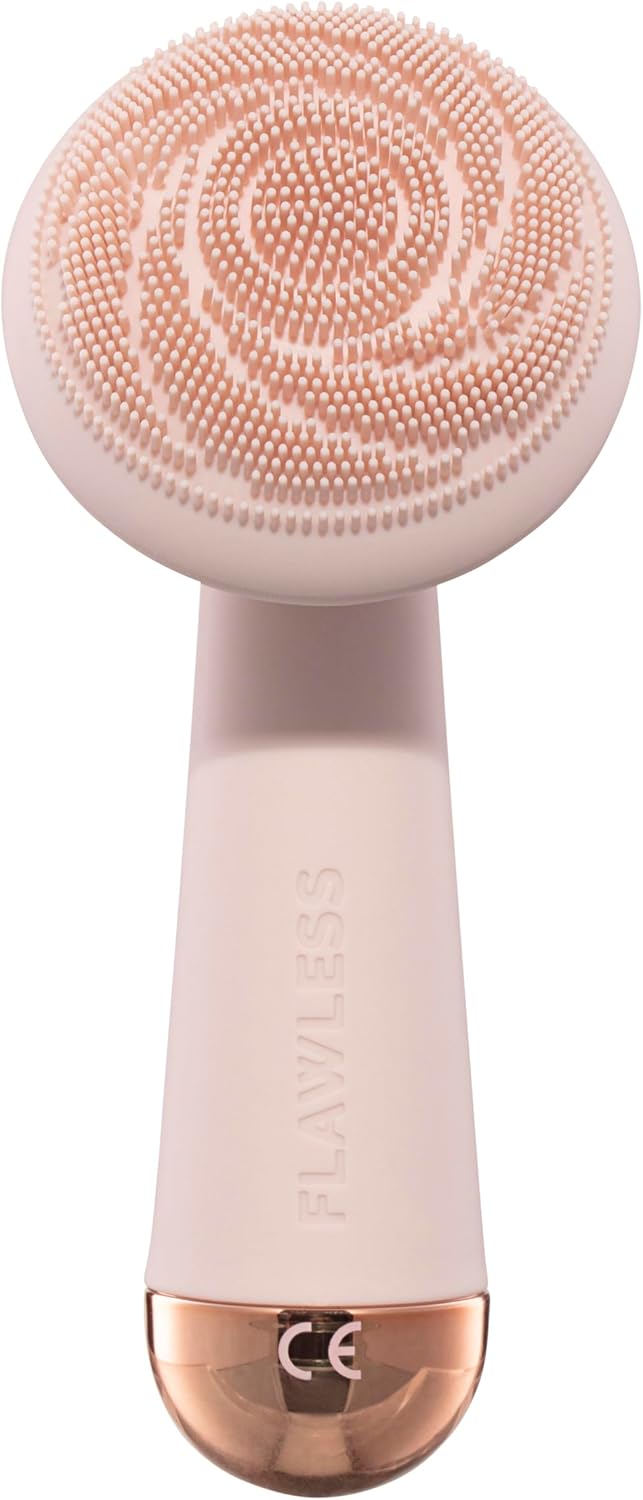 Finishing Touch Flawless Cleanse Gezichtsreinigingsborstel & Massager, Waterdicht & Oplaadbaar met Hypoallergeen Hygiënisch Silicone, Exfoliërende Sonic Skincare Tool Finishing Touch Flawless Cleanse Gezichtsreinigingsborstel & Massager, Waterdicht & Oplaadbaar met Hypoallergeen Hygiënisch Silicone, Exfoliërende Sonic Skincare Tool