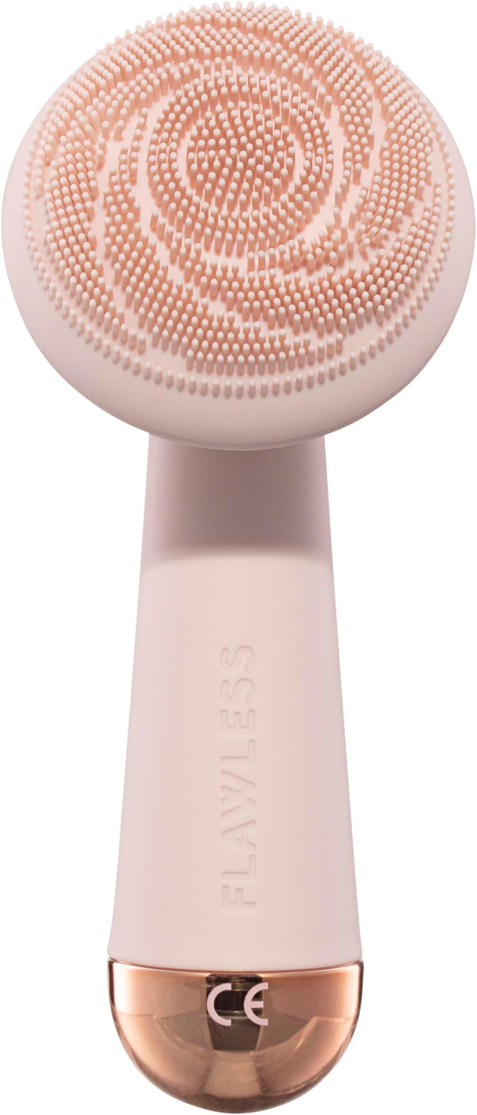 Finishing Touch Flawless Cleanse Facial Cleansing Brush & Massager, Waterproof & Rechargeable with Hypoallergenic Hygienic Silicone, Exfoliating Sonic Skincare Tool.