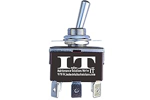 IndusTec 6 Pin Toggle Switch: Durable Design for Demanding Applications