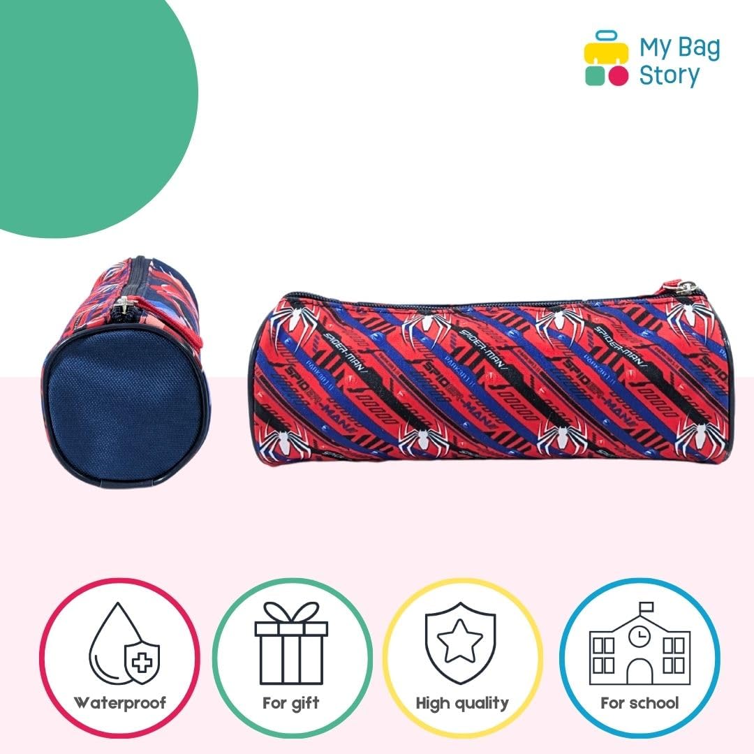 mybagstory Spiderman, Children's Pencil Case, School, Primary, Kindergarten, Daycare, Boys Pencil Case, Size 22 cm, Gift Idea - Image 3