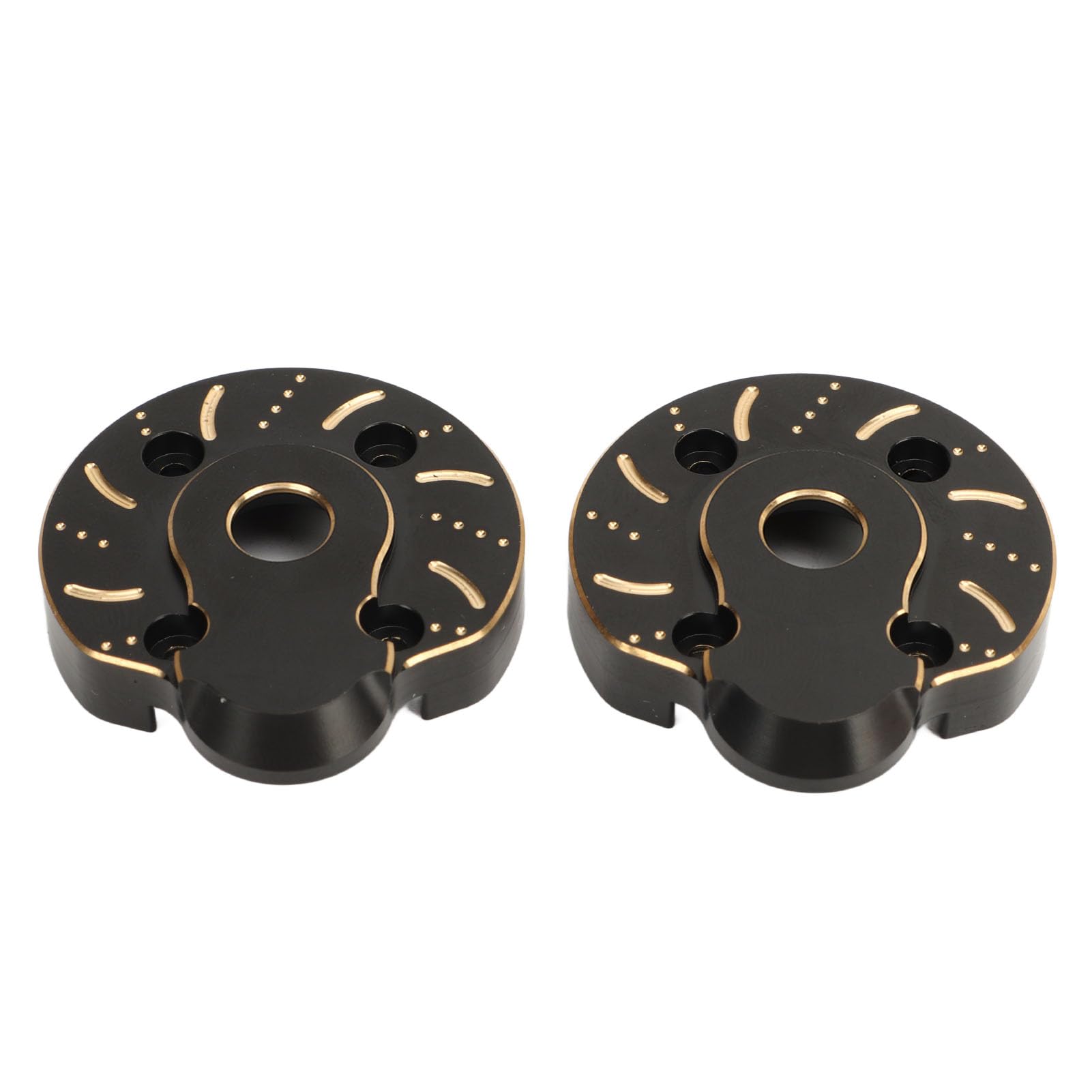CrazyRacer Logement De Pont Aluminium Pour Axial SCX10 III Capra 1.9 – Noir – Pièce Durable