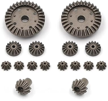 RC Car Parts for Wltoys 12428 12427 12429 12423 for Feiyue for FY01 FY02 FY03 FY07 FY08 1/12 RC Car Front Differential Upgrade Metal Parts Differential Gear Case ThenDifferential Gear