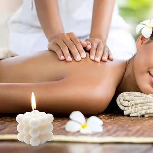 Miniatura 2 de Paquete de 2 velas de burbujas  Velas perfumadas de soja en cubos sin humo, velas estéticas para decoración del hogar, uso doméstico y regalo