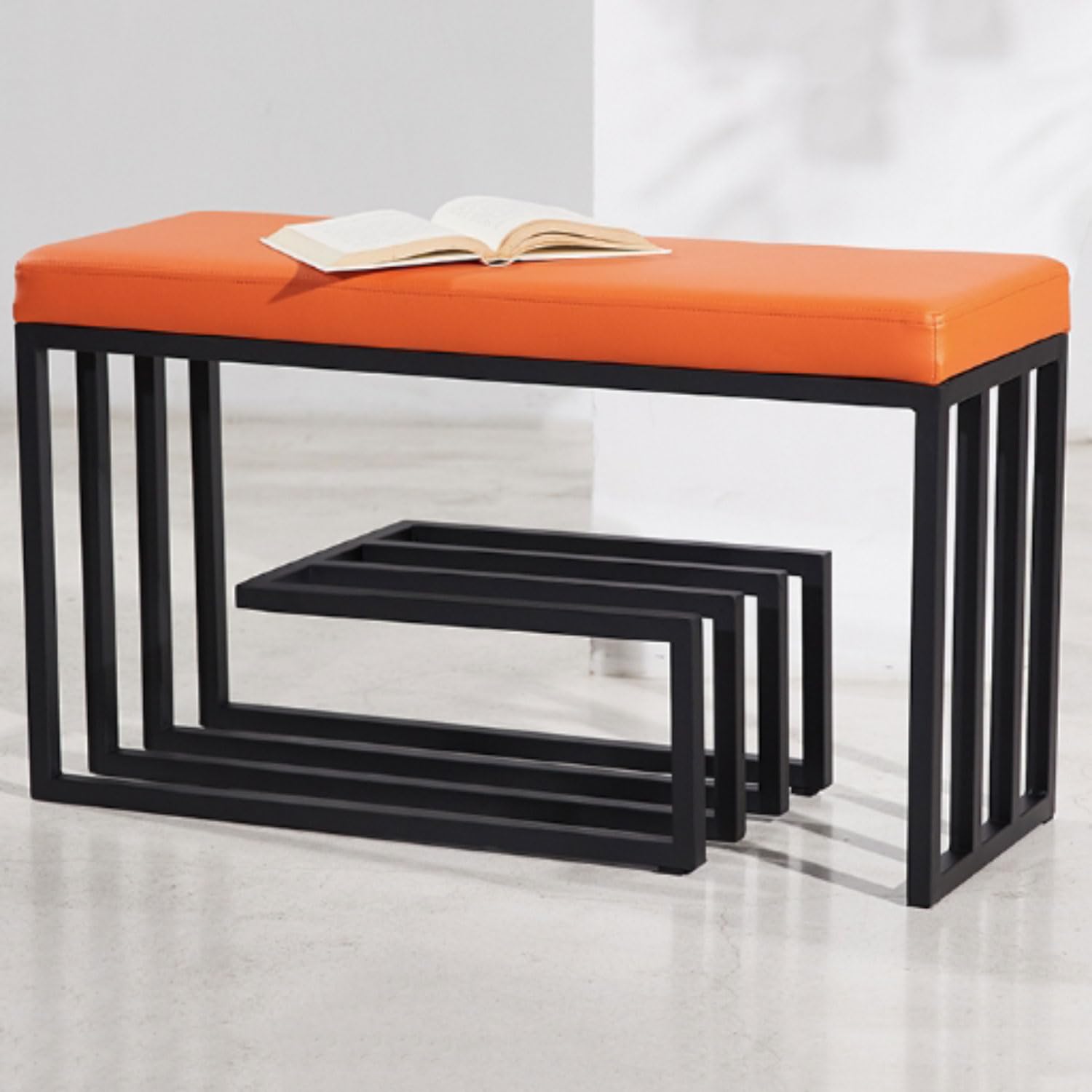 FCXWEVR Padded Shoe Bench with Cush 2-Tier Sto for Entryway Versatile Home Fur Ideal for Hallway Bedroom and Shoe nizat Slish and Functal Seating