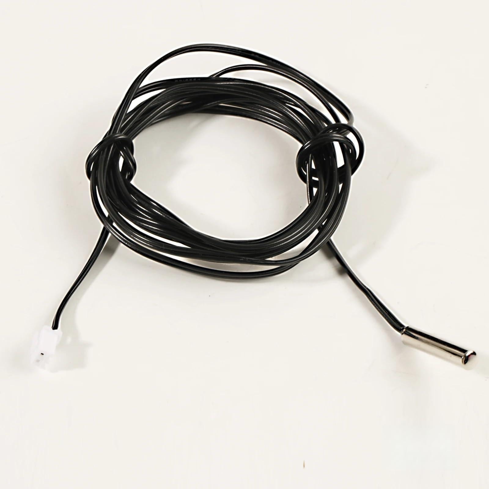 10 szt. 3950 NTC czujnik temperatury wodoodporny przewód sondy 10K 1 m/2 m/3 m/5 m W1209 W1401 X5,24-2P kabel (3 m)