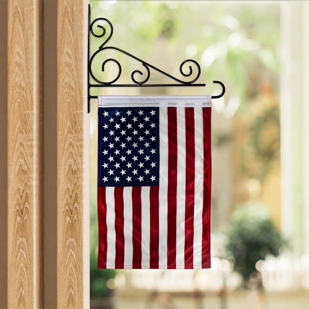 US Flag American Flags For Outside House Holder Kit Wall Art Hanging Decor Home Independence Day Decoration Grave Yard Sign 4th Of July Poster Door Canvas Tapestry Memorial USA Poster Gifts